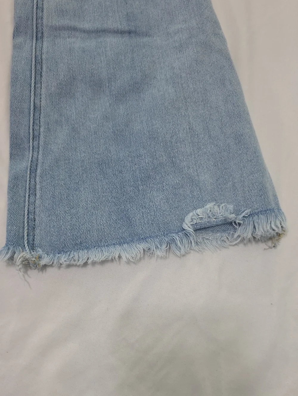 Flying Monkey Light Blue Distressed Flare Jeans